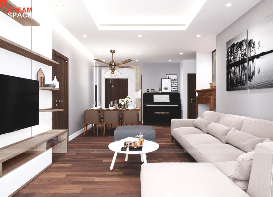 Thiết kế nội thất phong cách hiện đại- Phòng khách (2)