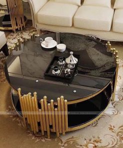 bàn trà tròn hiện đại